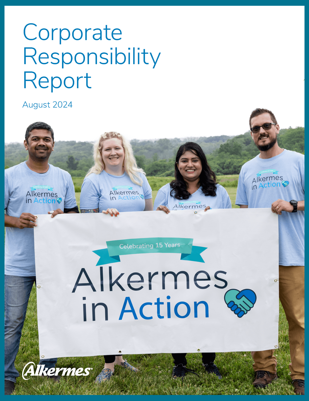 Cover image of 2024 Alkermes Corporate Responsibility Report